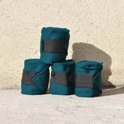 Cheval Energy - Les Equipements Bandes, Cotons^Cheval Energy Bande de Repos (set de 4) - Bleu