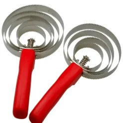 Hippo-tonic Brosses, Gants Et Éponges^Hippotonic Etrille Ronde Métallique Bois