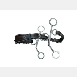 Jump'In Autres Types D’Embouchures^Hackamore Cuir Branches Courtes Havane