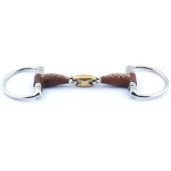 Jump'In Autres Types D’Embouchures|Mors Caoutchouc, Mors Cuir^Mors à Olives en Cuir Double Brisure