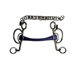 Jump'In Mors Pessoa, Mors Pelham|Mors Caoutchouc, Mors Cuir^Mors Pelham Petites Branches Caoutchouc