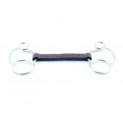 Jump'In Mors Pessoa, Mors Pelham|Mors Caoutchouc, Mors Cuir^Mors Pessoa Allemand en Cuir Droit