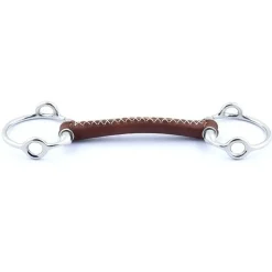 Jump'In Mors Releveurs|Mors Caoutchouc, Mors Cuir^Mors Releveur en Cuir Rond